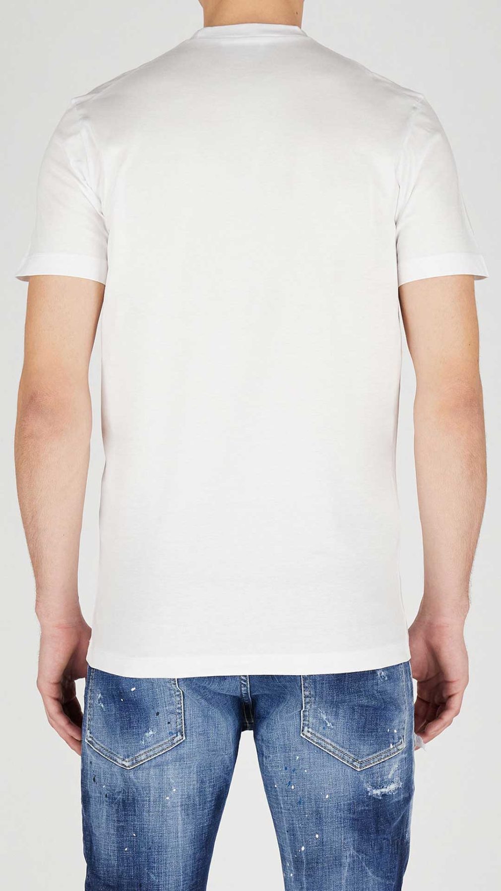 Camiseta Dsquared2 con estampado de la gorra icónica de la marca