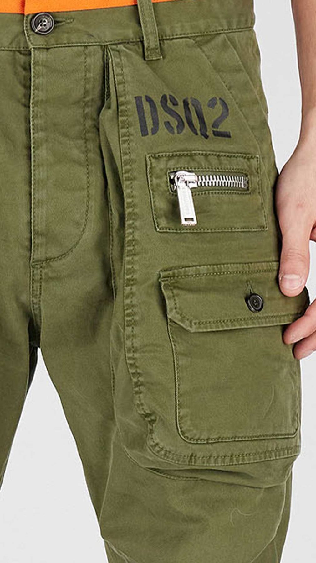 Pantalón cargo Dsquared2 con logotipo estampado