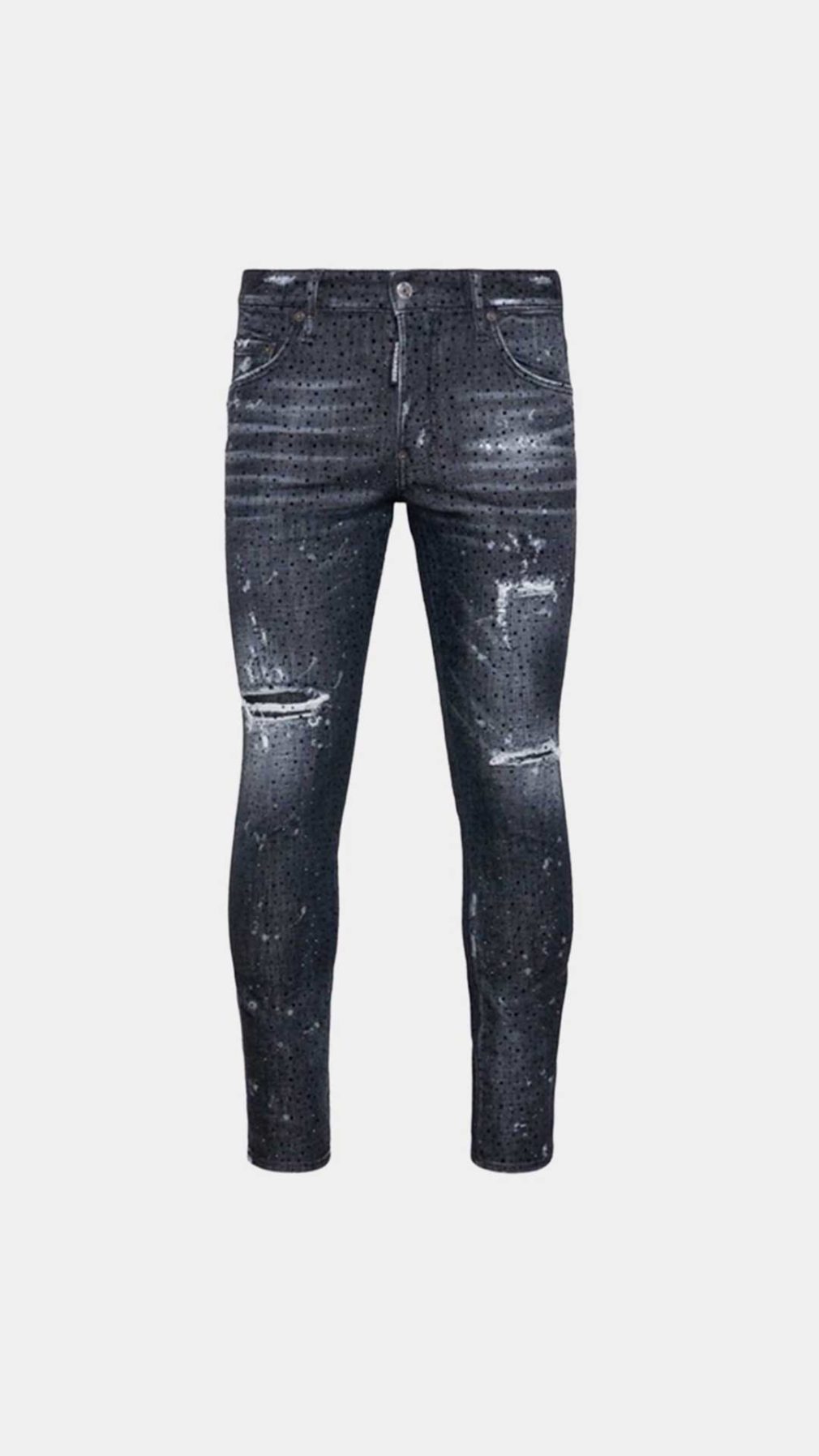 Jeans Skater Dsquared2 con detalles de strass