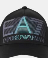 Gorra de béisbol EA7 Emporio Armani con logotipo metalizado