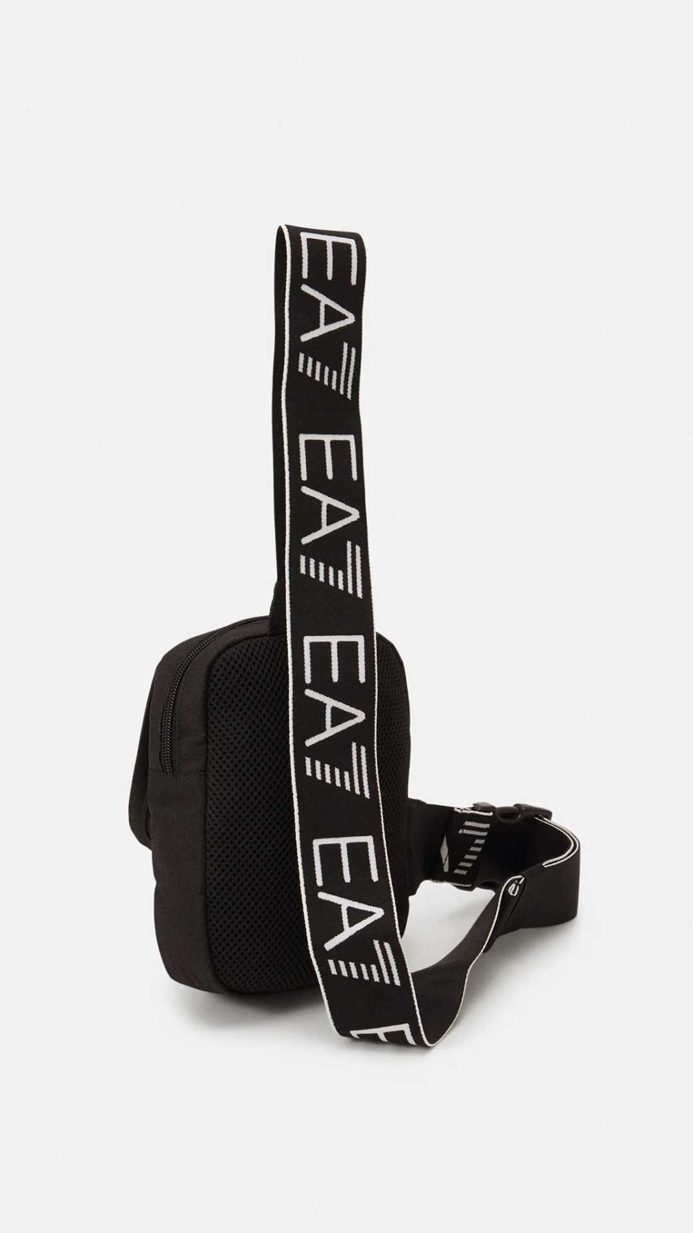 Bolso pequeño EA7 Emporio Armani con cinta del logotipo