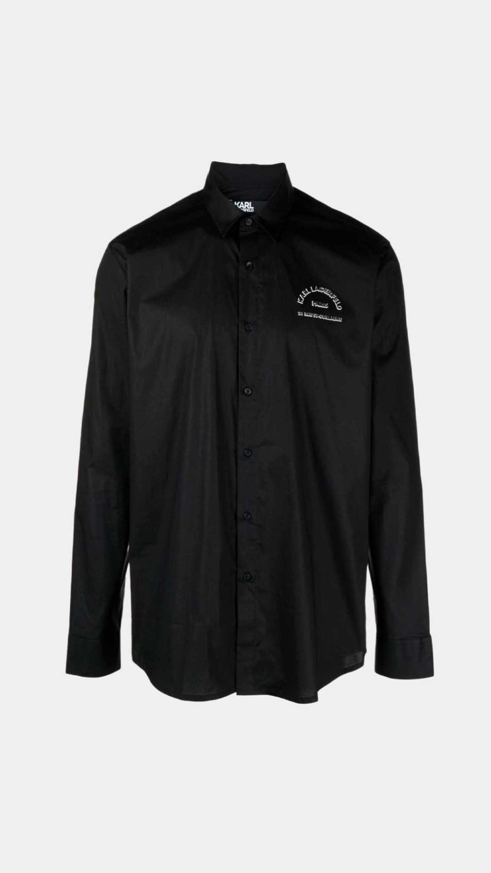 Camisa Karl Lagerfeld con logotipo en relieve