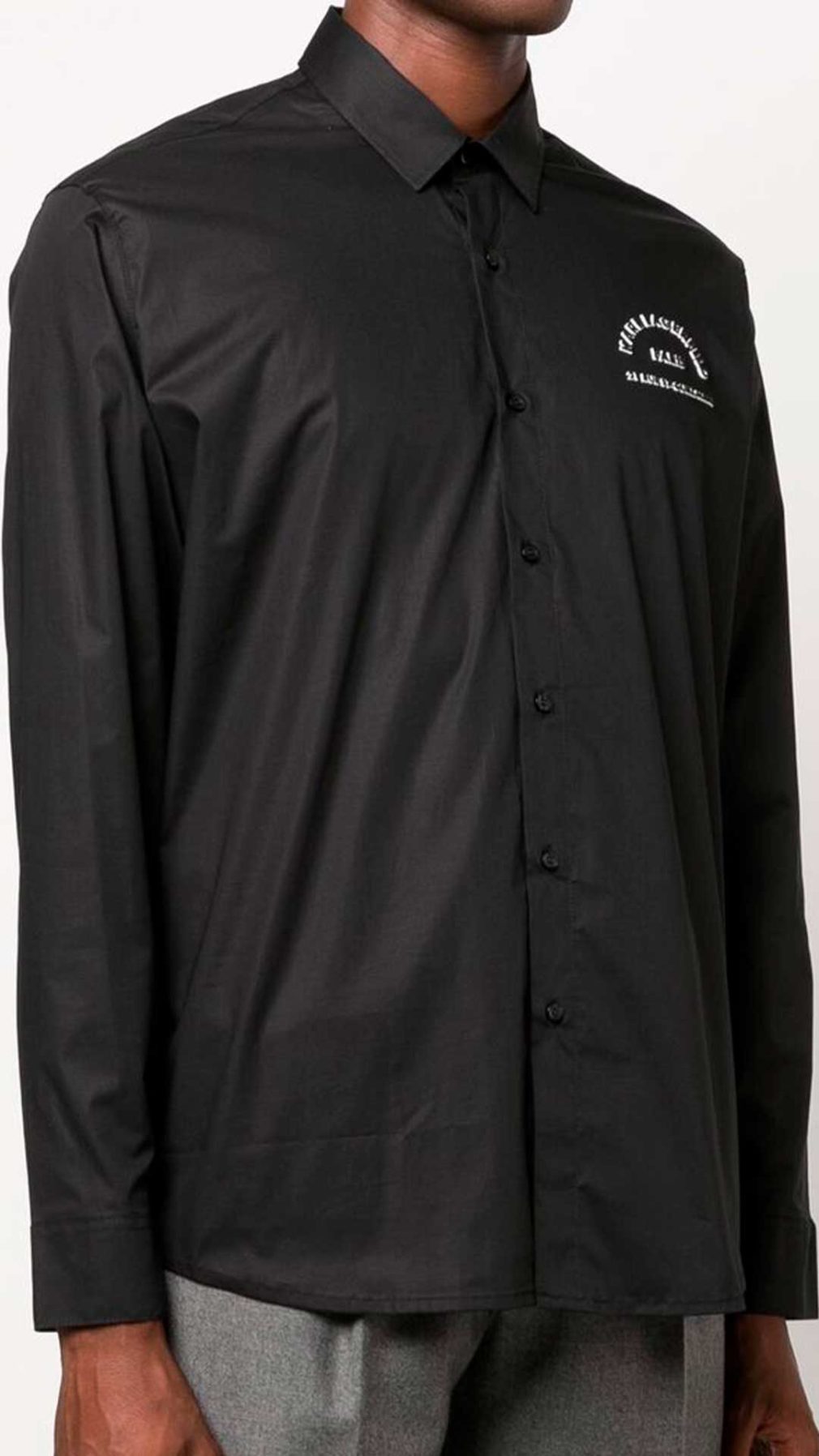 Camisa Karl Lagerfeld con logotipo en relieve