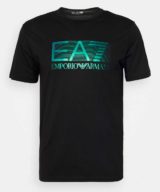 Camiseta Ea7 Emporio Armani  con logotipo metalizado