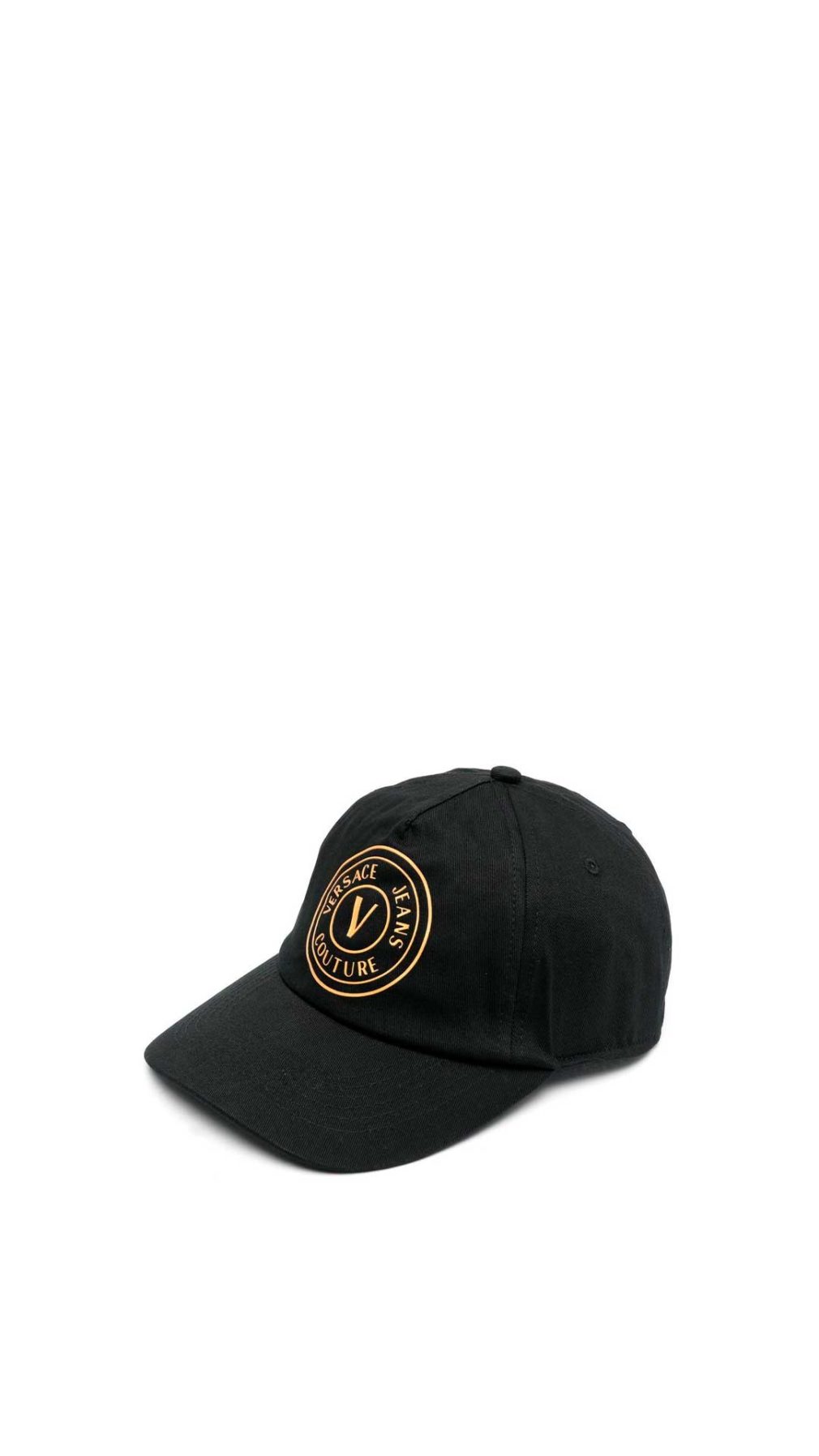 Gorra Versace Jeans Couture con logo estampado en dorado
