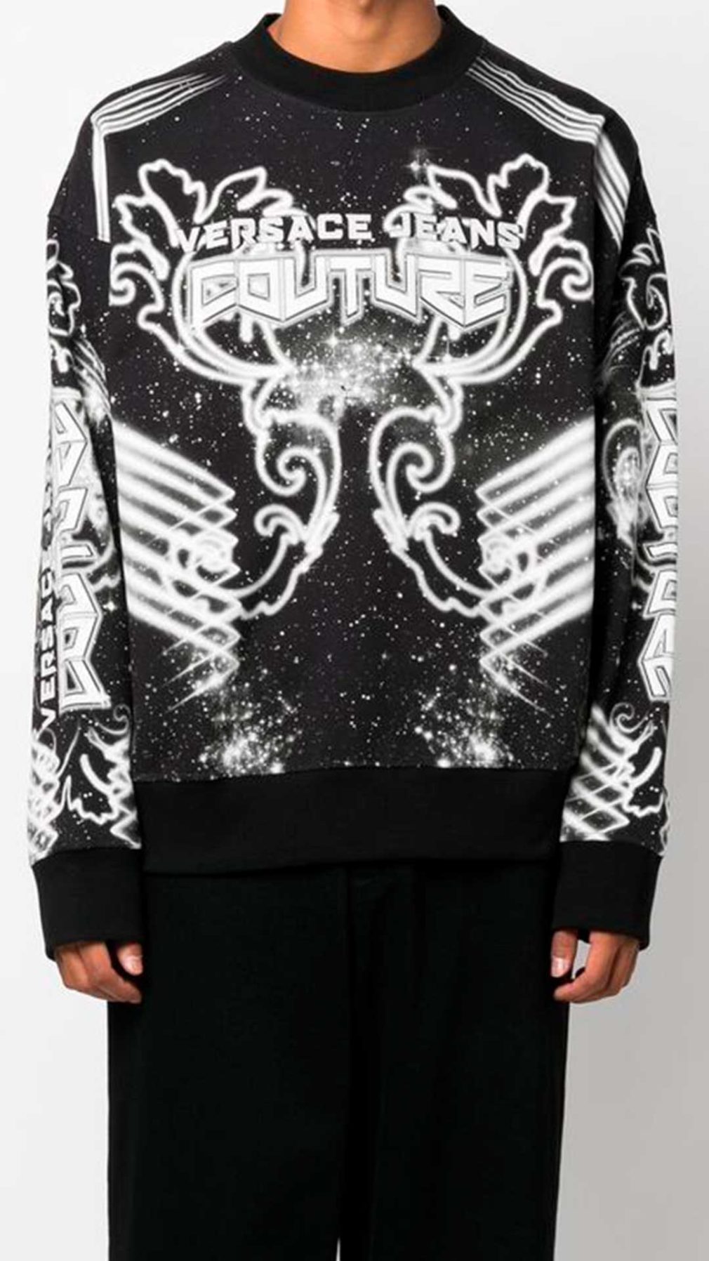 Sudadera holgada Versace Jeans Couture logotipo