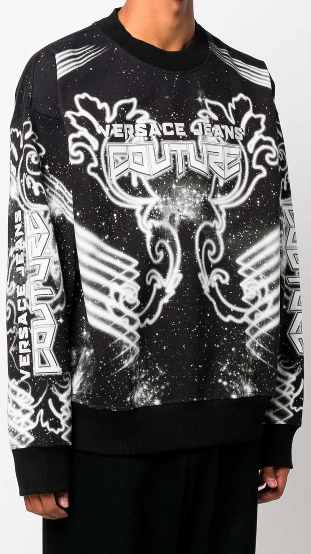 Sudadera holgada Versace Jeans Couture logotipo