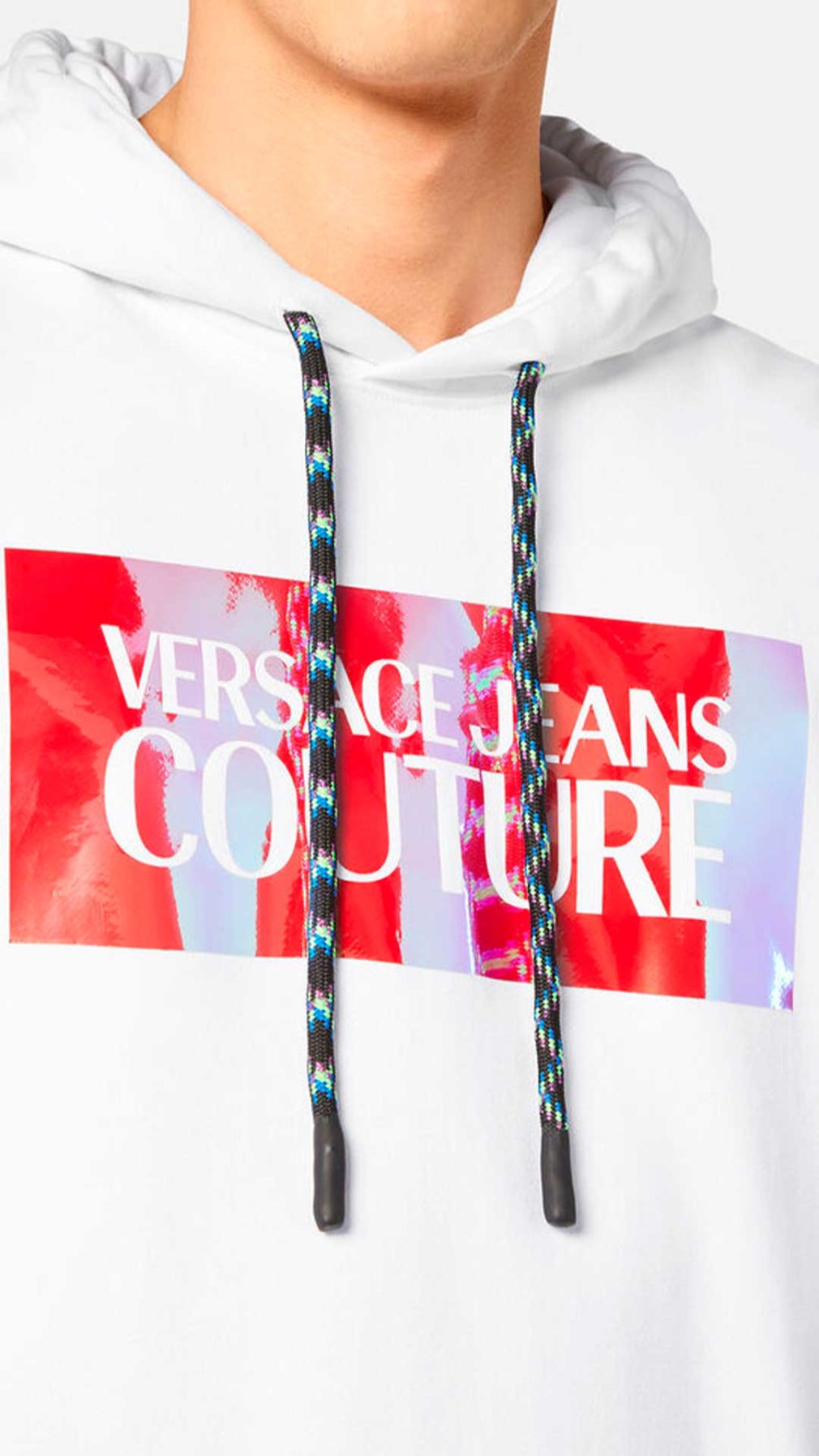 Sudadera  Versace Jeans Couture con logotipo iridiscente