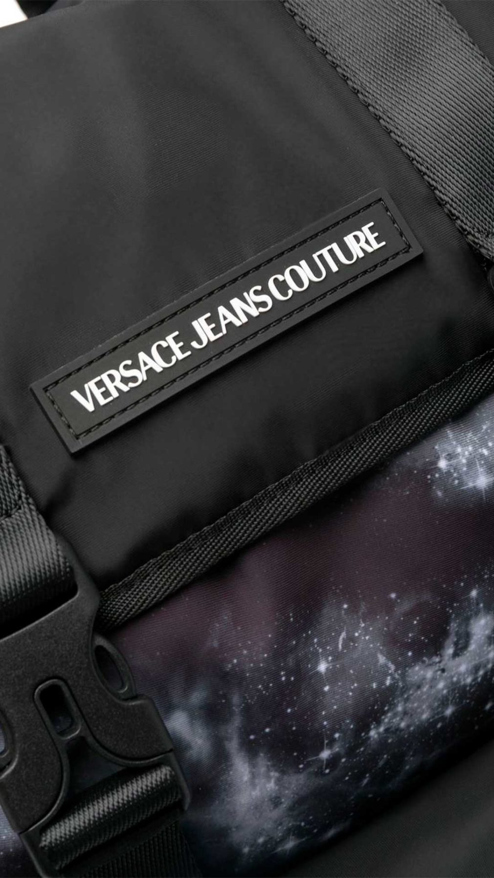 Mochila Versace Jeans Couture estampado con logotipo