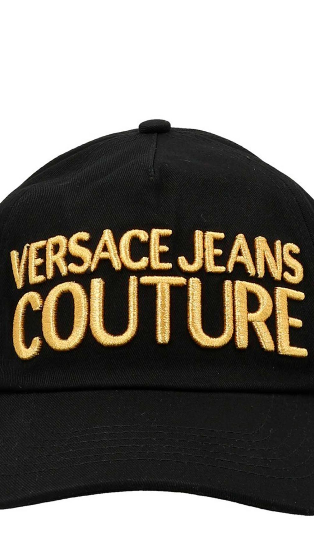 Gorra Versace Jeans Couture con logo bordado en dorado