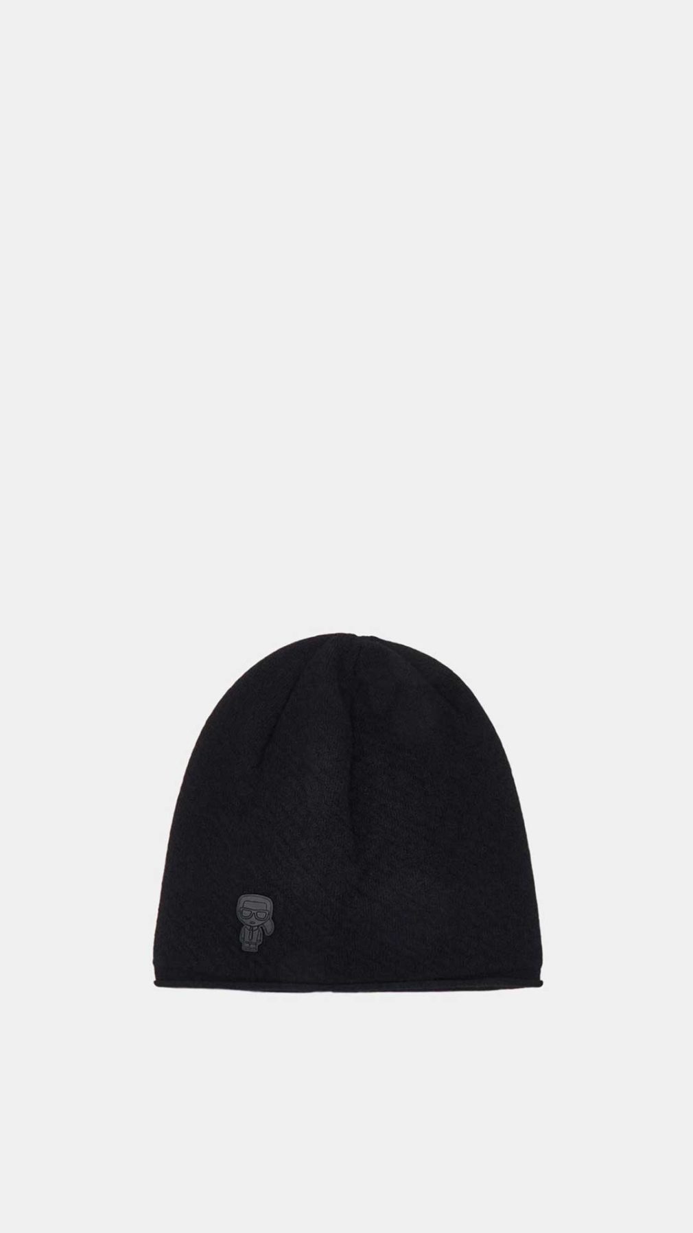 Gorro Karl Lagerfeld con logotipo icónico