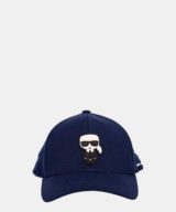 Gorra azul Karl Lagerfeld con logo icónico