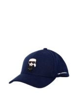 Gorra azul Karl Lagerfeld con logo icónico