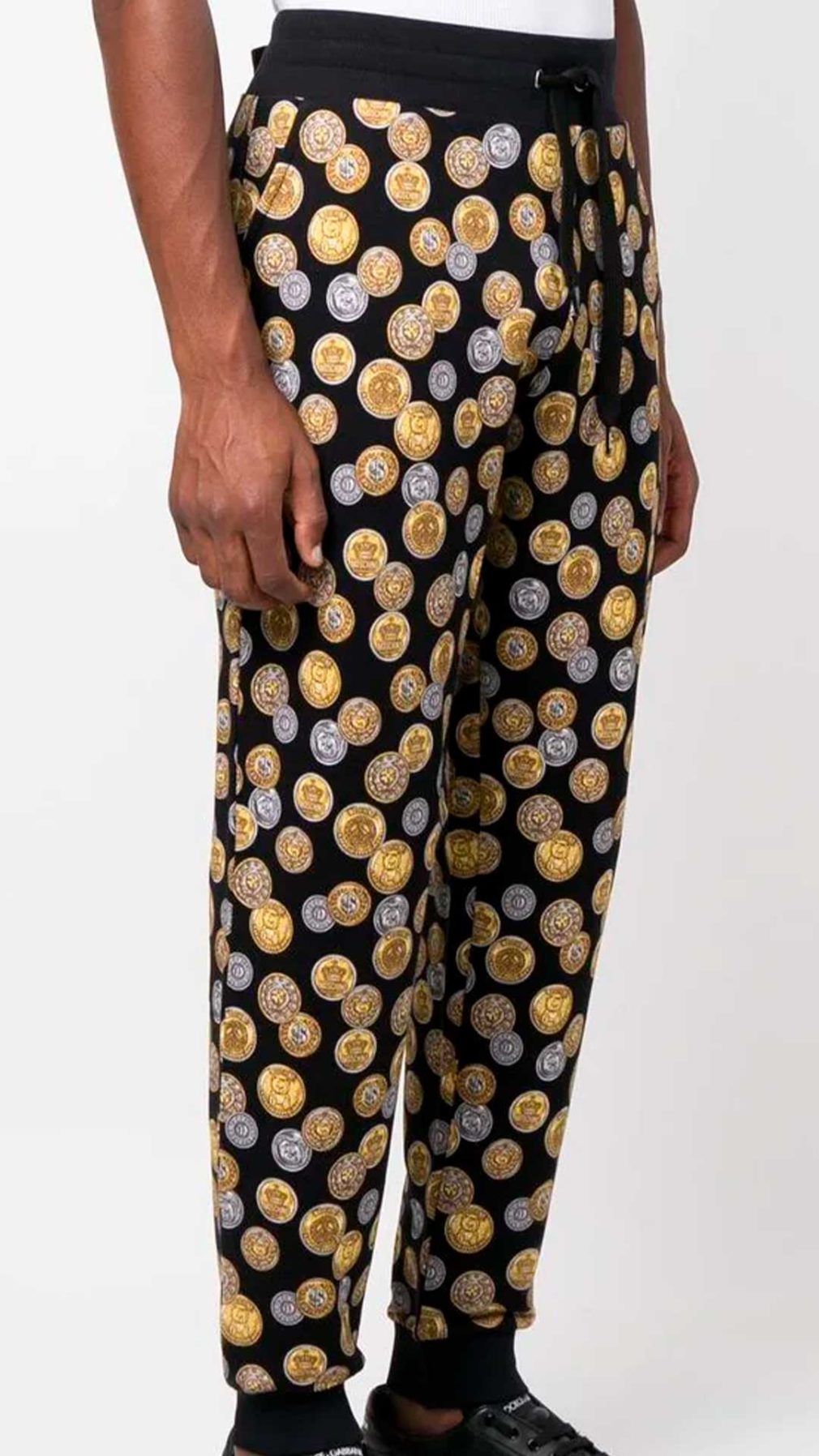 Pantalón deportivo Moschino estampado de monedas