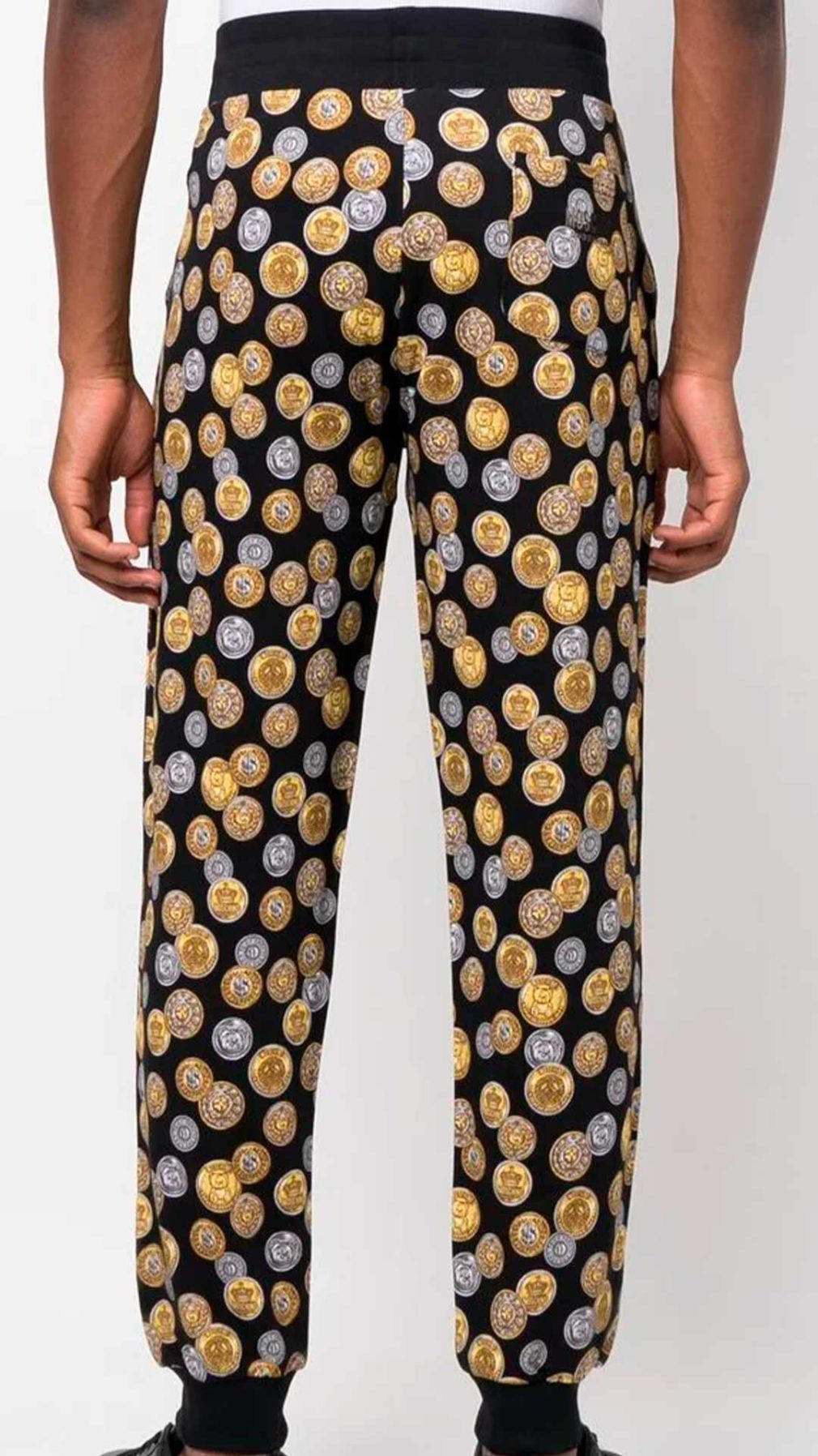 Pantalón deportivo Moschino estampado de monedas