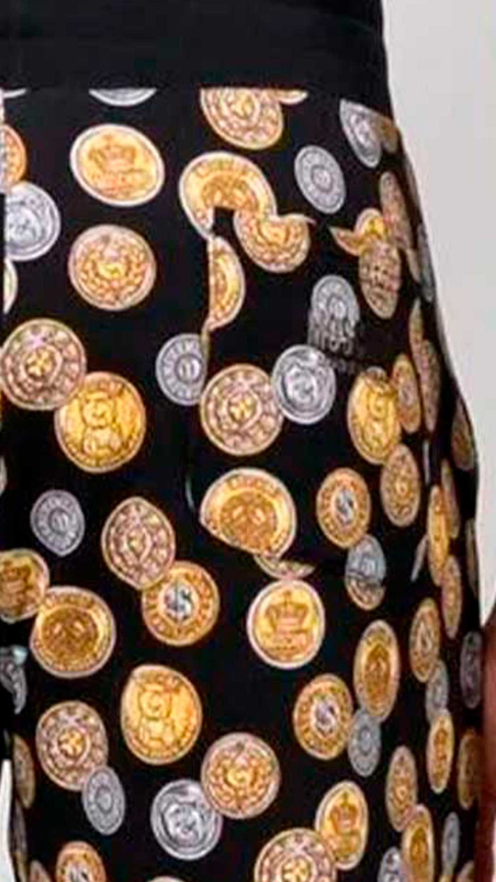 Pantalón deportivo Moschino estampado de monedas