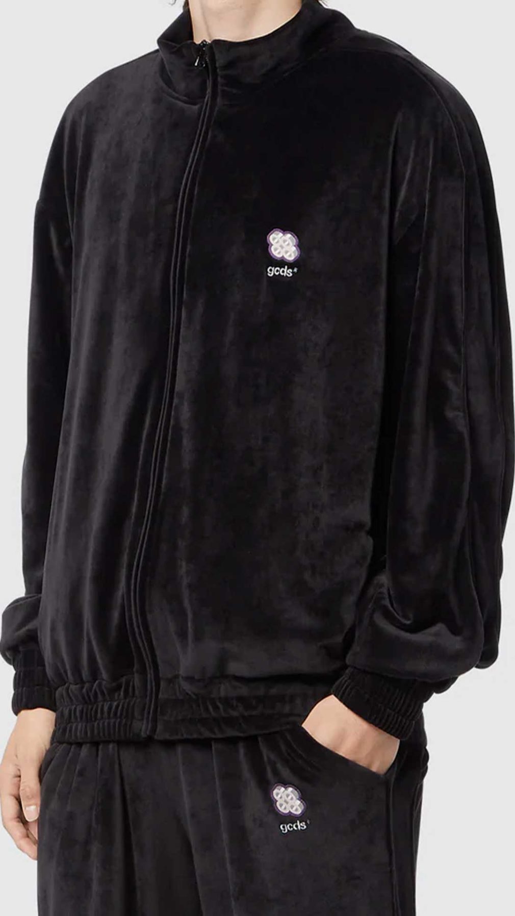 Chaqueta deportiva GCDS de terciopelo