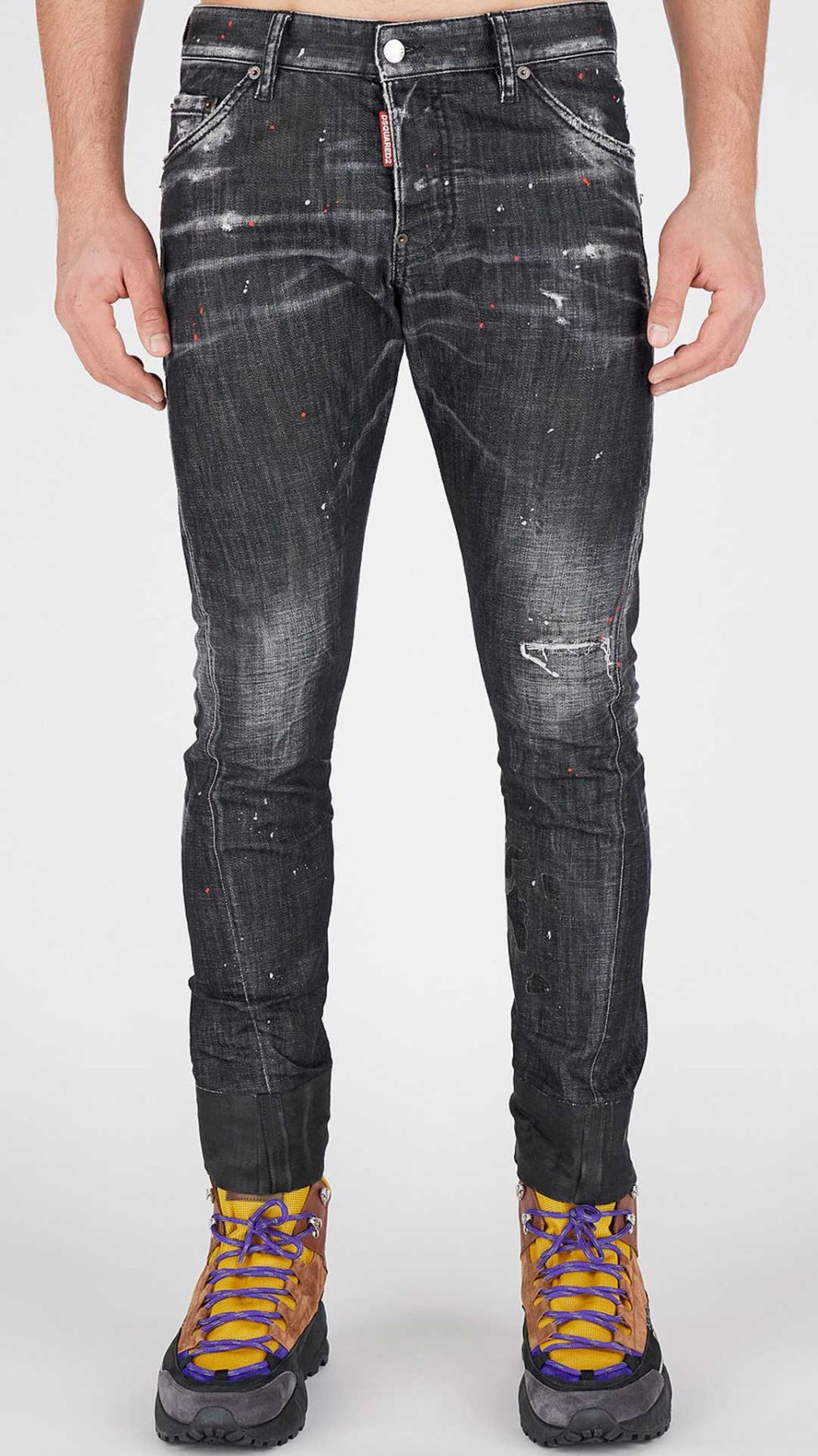 Jeans Sexy Twist Dsquared2 con manchas de pintura