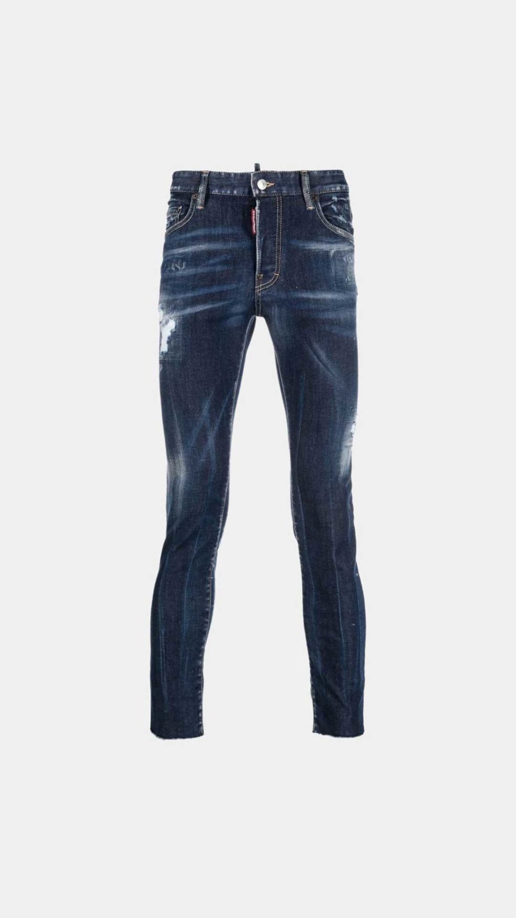 Jeans Super Twinky Dsquared2 con los bajos sin terminar