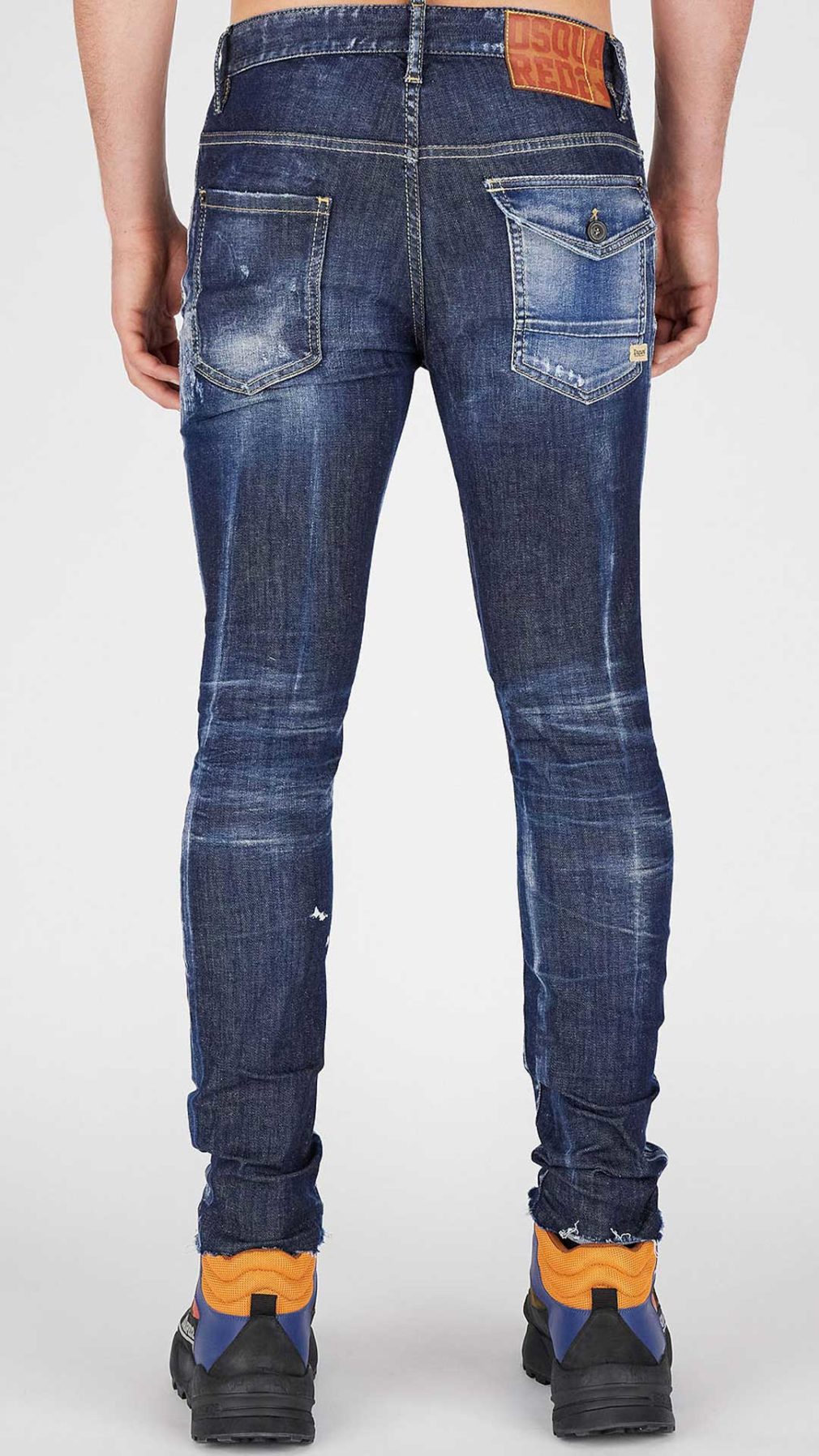 Jeans Super Twinky Dsquared2 con los bajos sin terminar