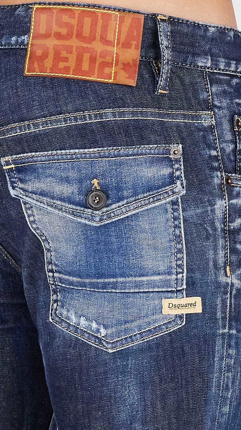 Jeans Super Twinky Dsquared2 con los bajos sin terminar