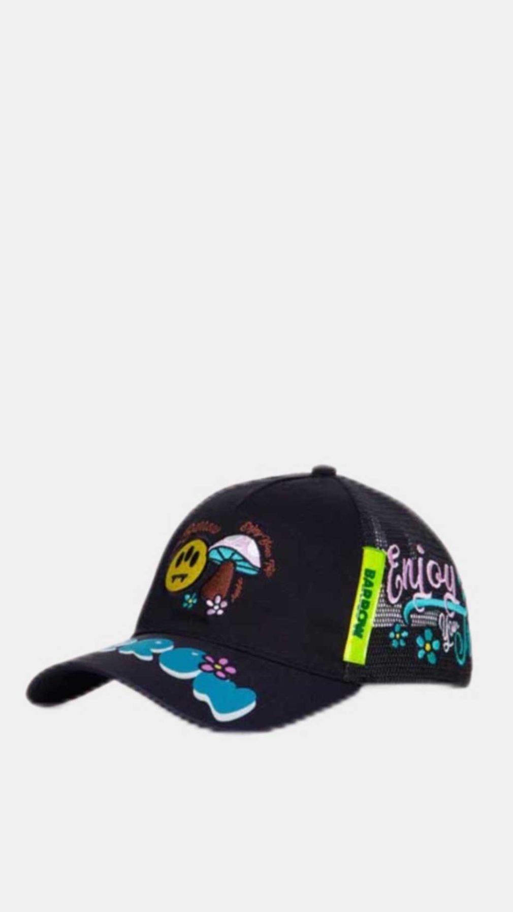 Gorra Barrow con estampado y bordados