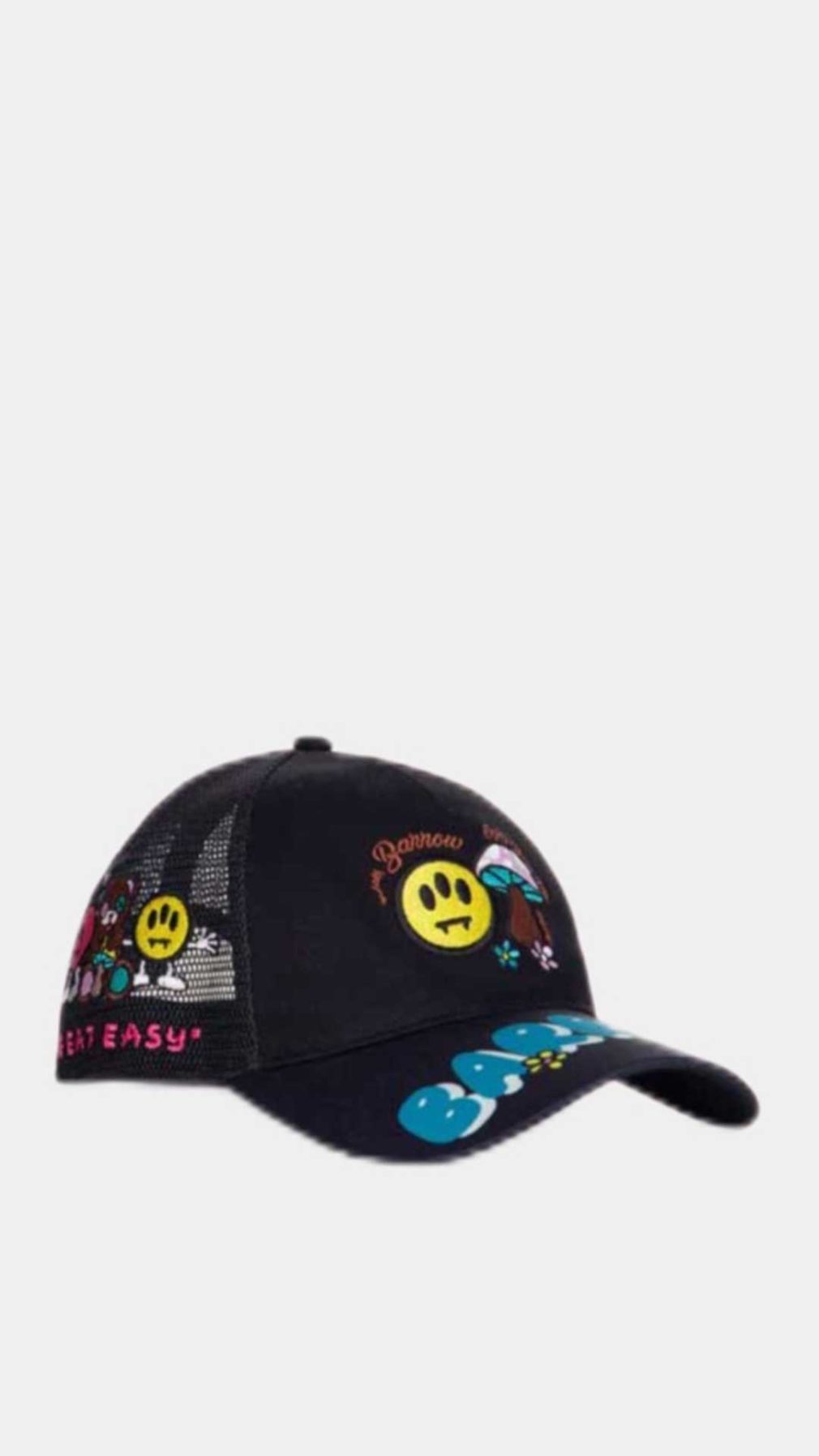 Gorra Barrow con estampado y bordados