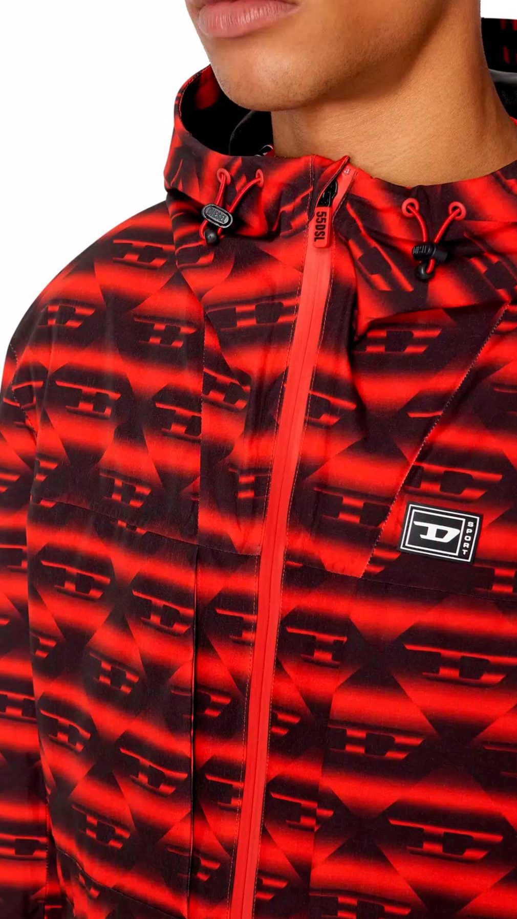 Chaqueta con capucha DIESEL SPORT