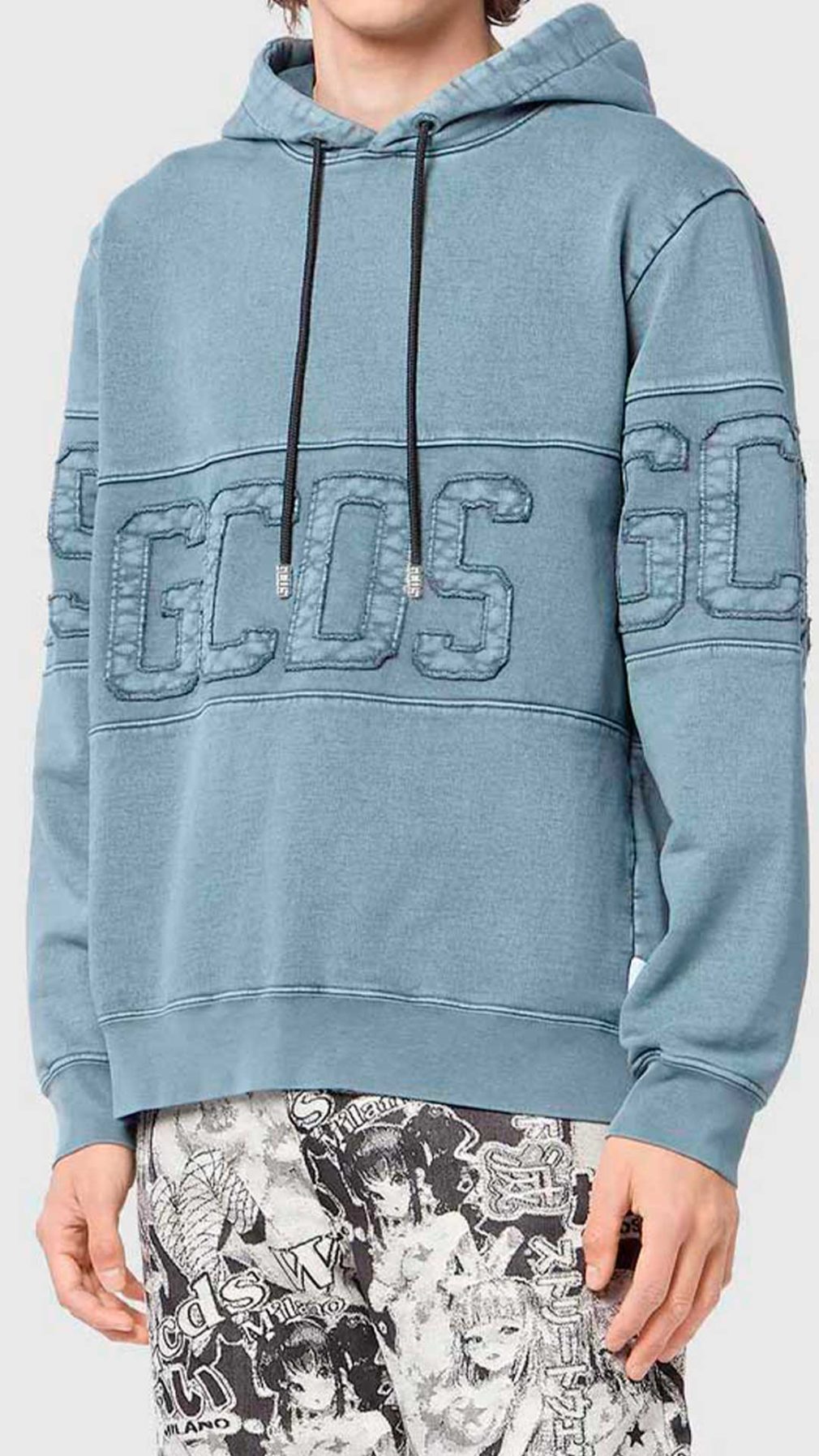 Sudadera GCDS con capucha reteñida