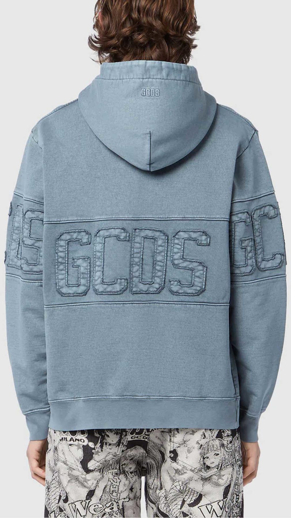 Sudadera GCDS con capucha reteñida