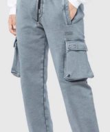 Pantalón deportivo GCDS de algodón con bolsillos cargo reteñido