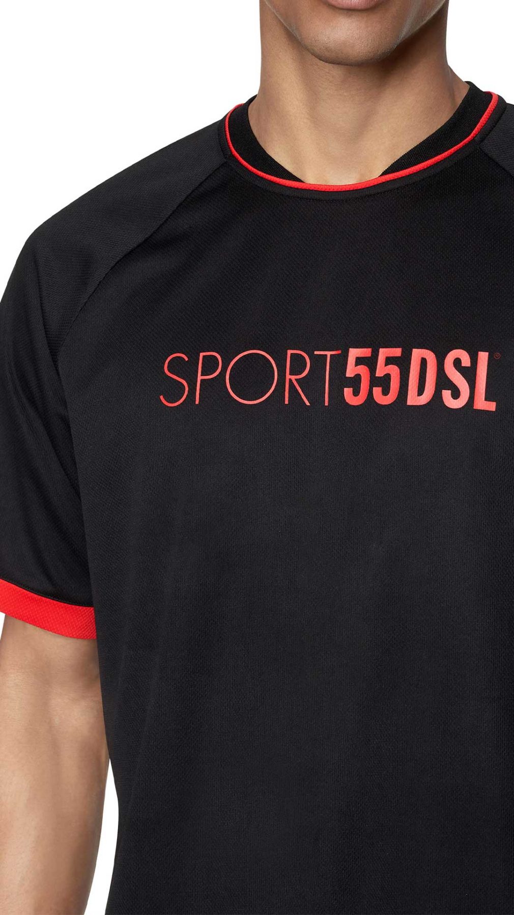 Camiseta de malla de la colección Diesel Sport