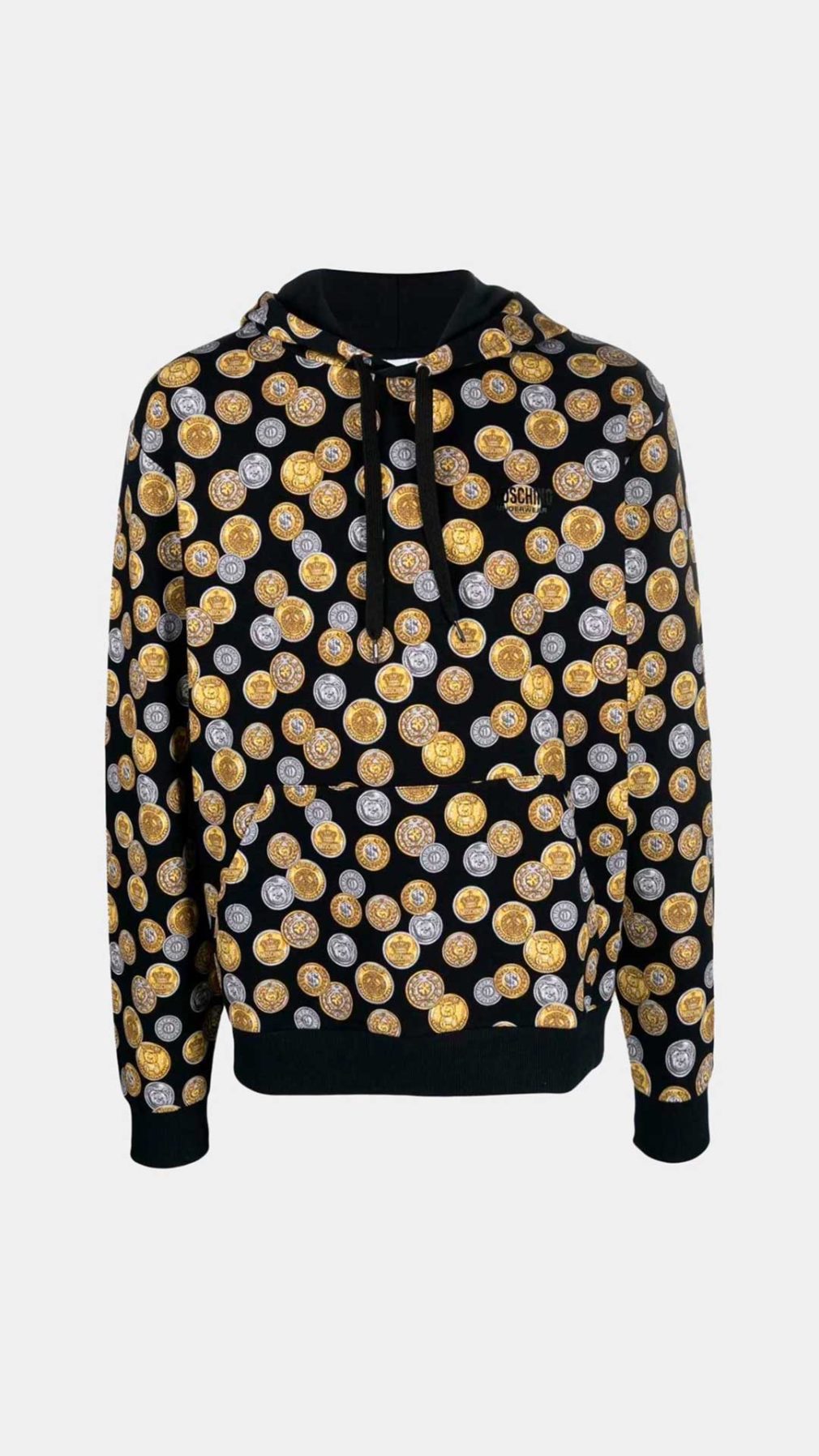 Sudadera Moschino con estampado de monedas