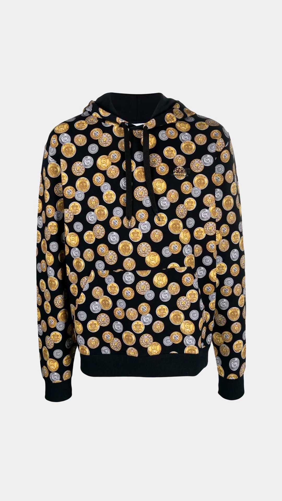 embrague aerolíneas polilla Sudadera Moschino con estampado de monedas Barcelona - Zona eleven