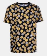 Camiseta Moschino con estampado de monedas