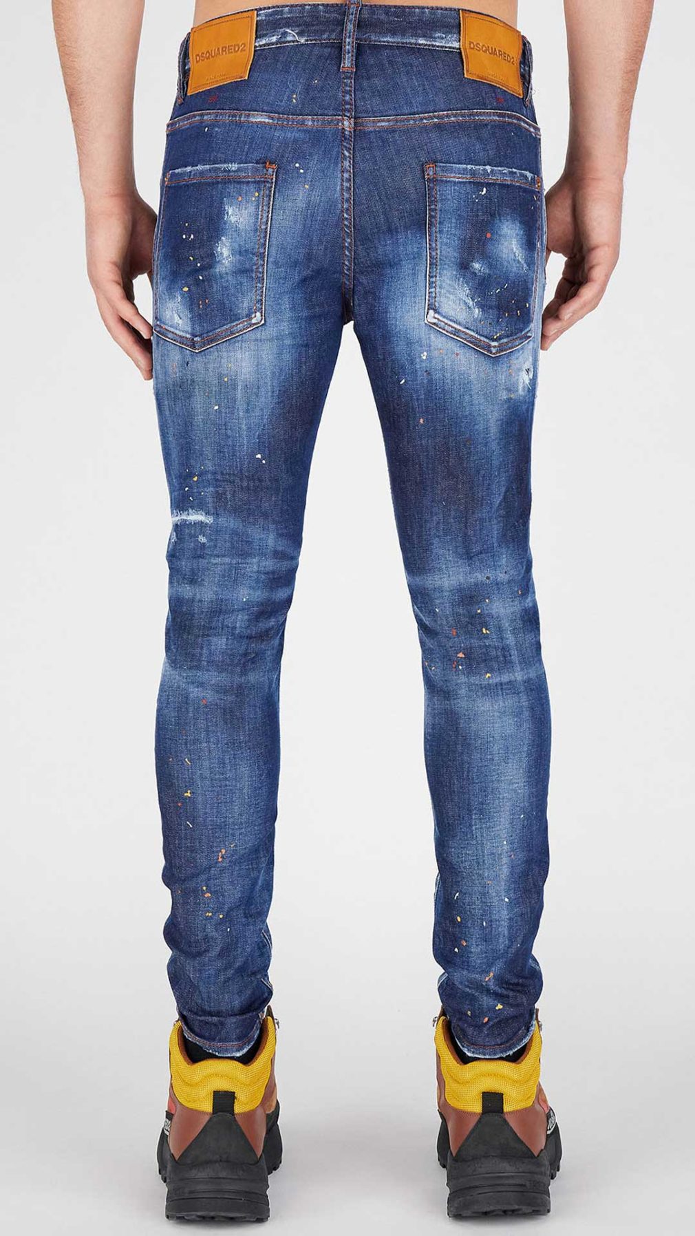 Jeans Super Twinky Dsquared2 con detalle de salpicadura de pintura