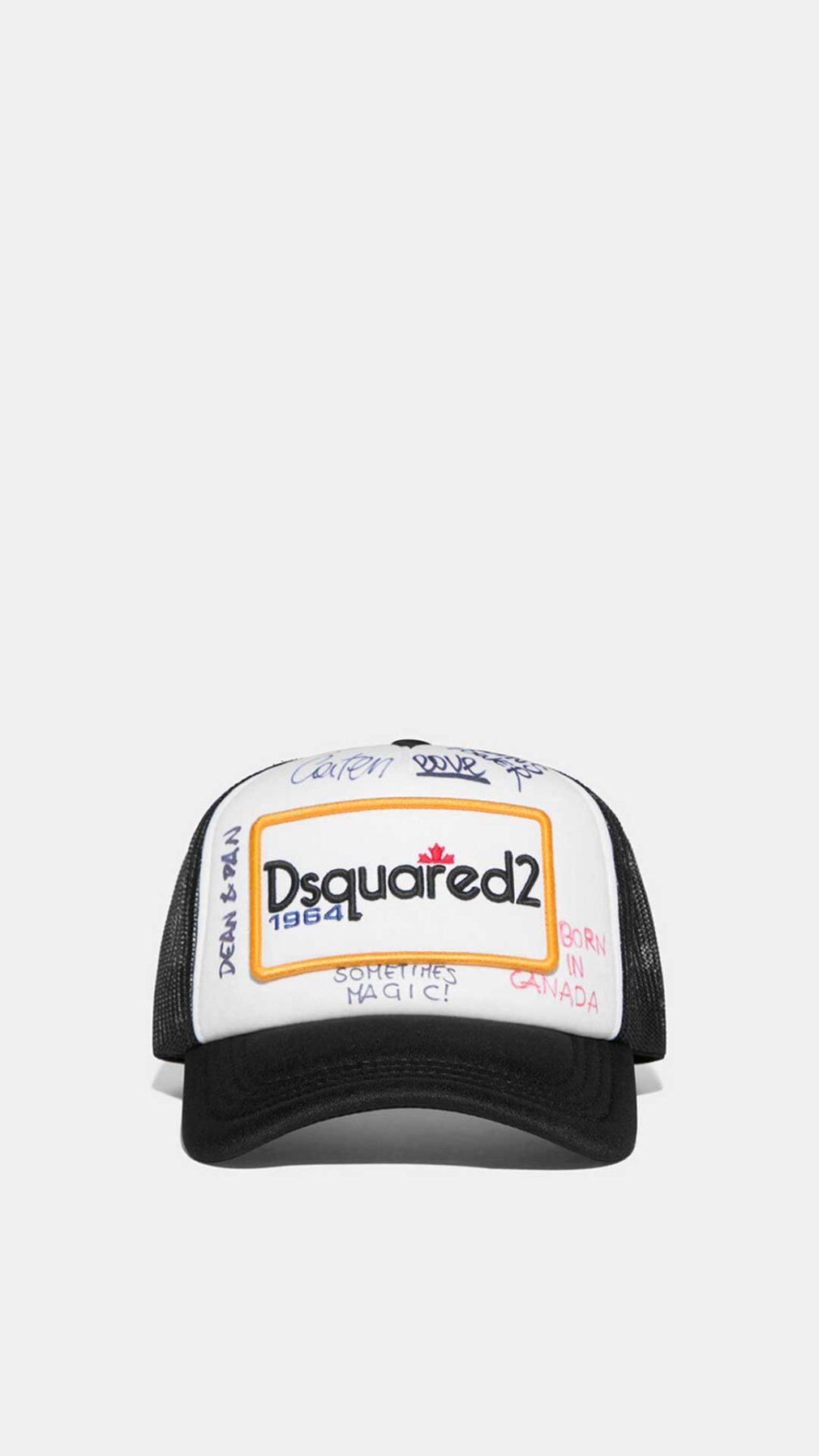 Gorra Dsquared2 con estampado de grafiti
