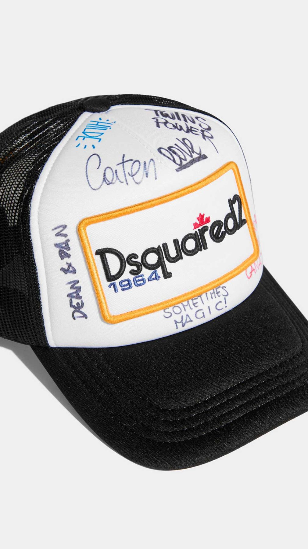 Gorra Dsquared2 con estampado de grafiti