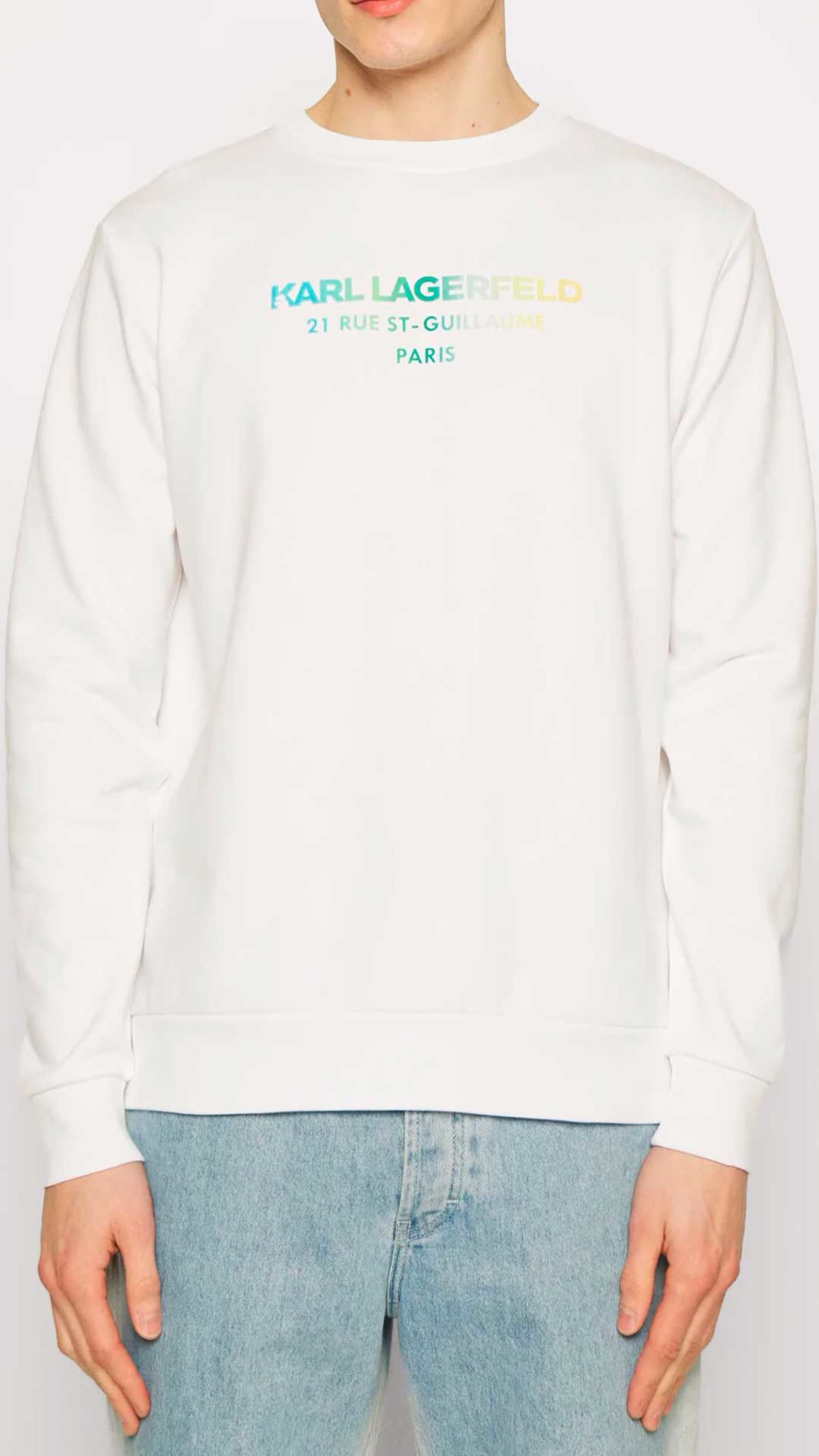 Sudadera Karl Lagerfeld con logotipo multicolor
