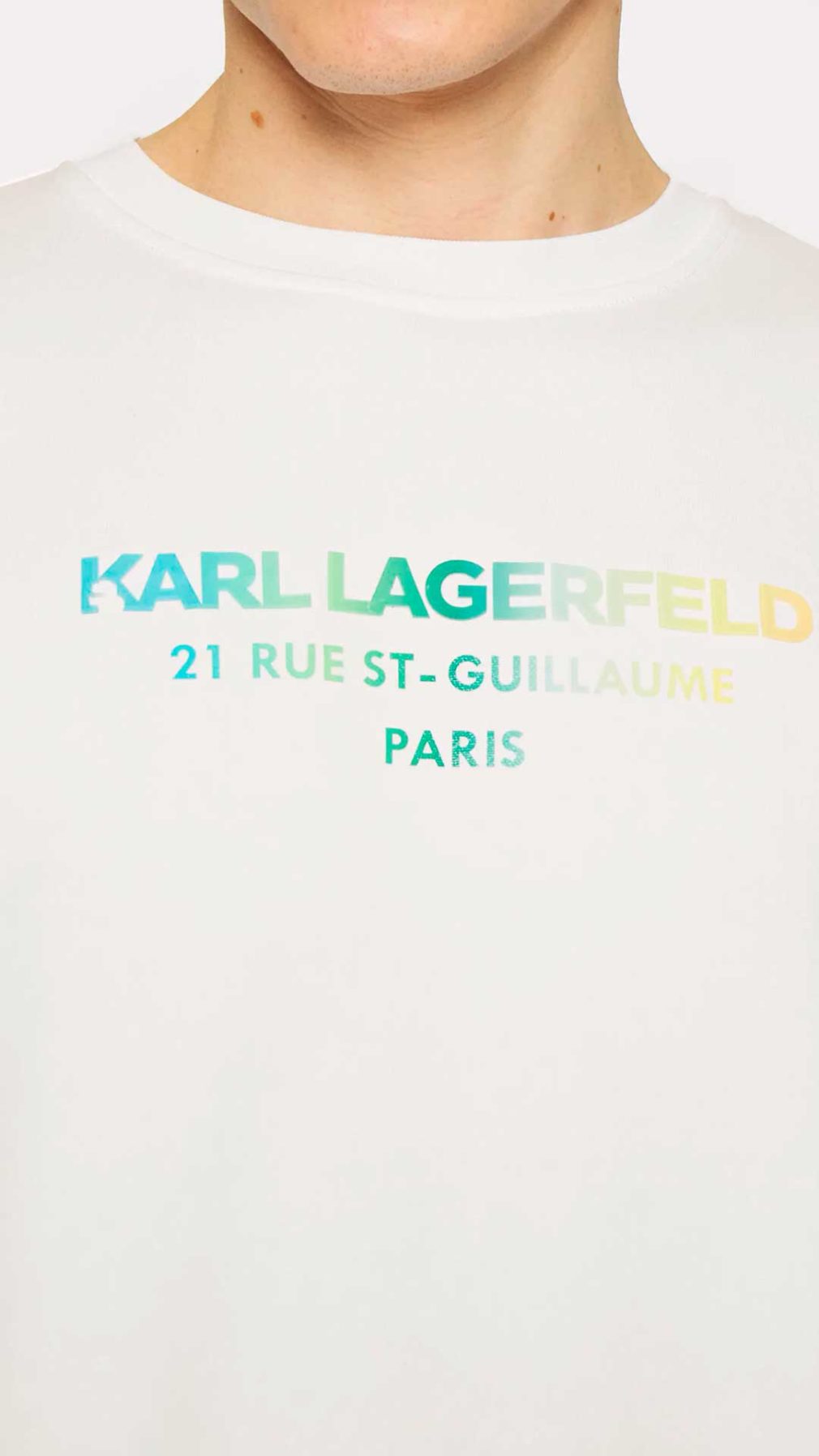 Sudadera Karl Lagerfeld con logotipo multicolor
