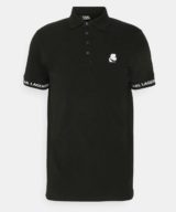 Polo Karl Lagerfeld con logotipo estampado