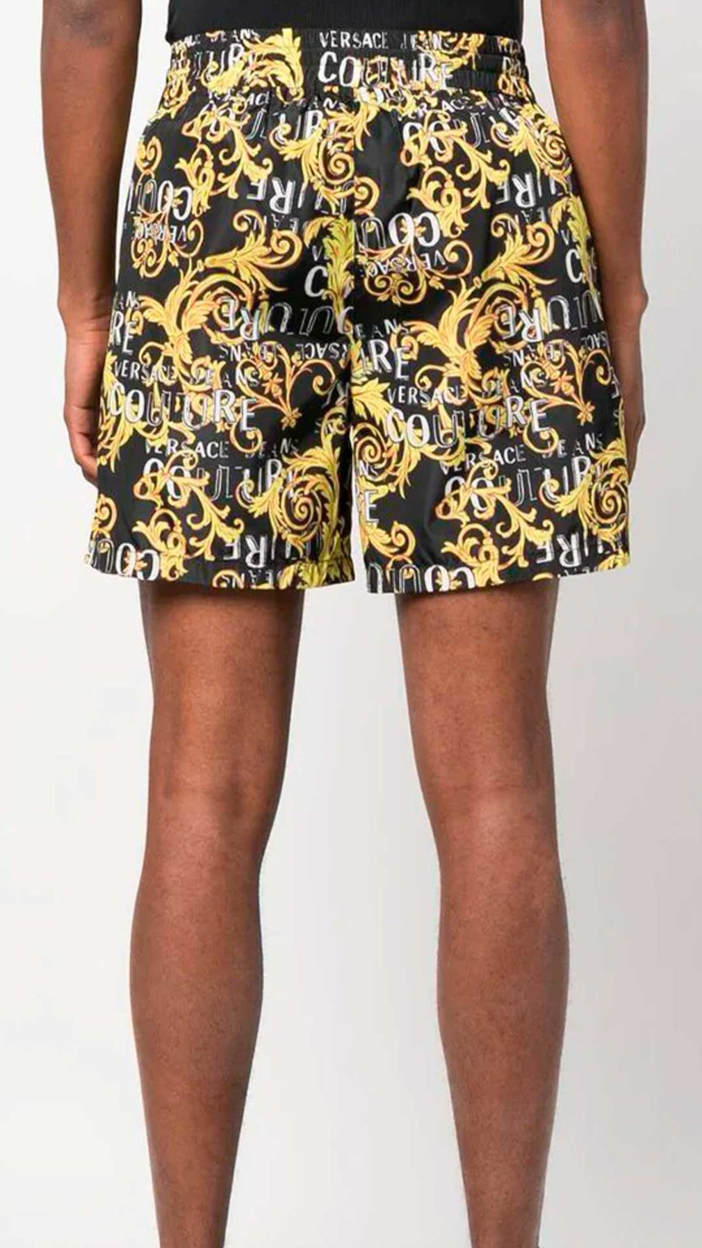 Pantalón corto Versace Jeans Couture con estampado Barroco