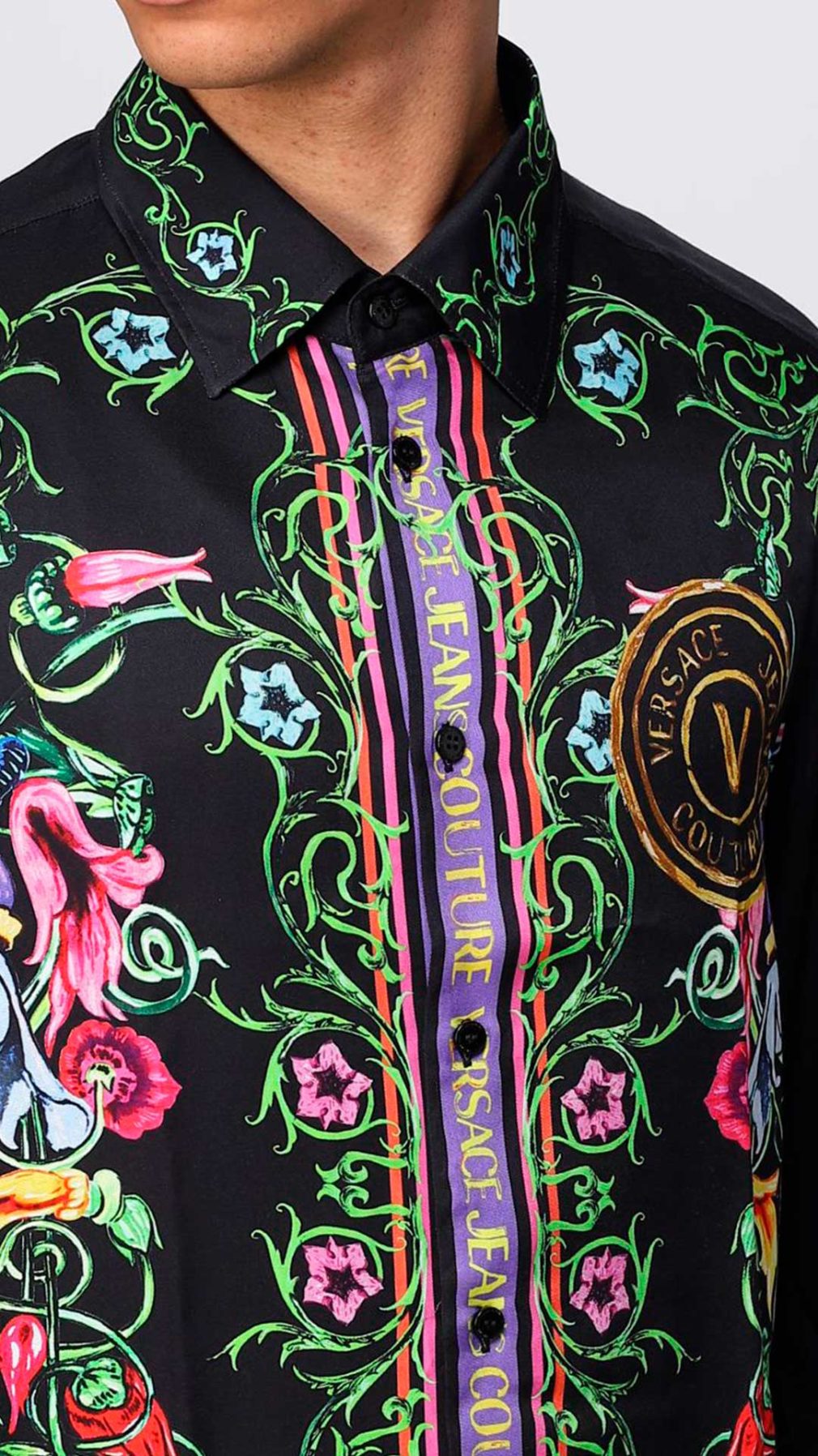 Camisa Versace Jeans Couture de manga larga