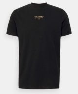 Camiseta Karl Lagerfeld con logotipo dorado