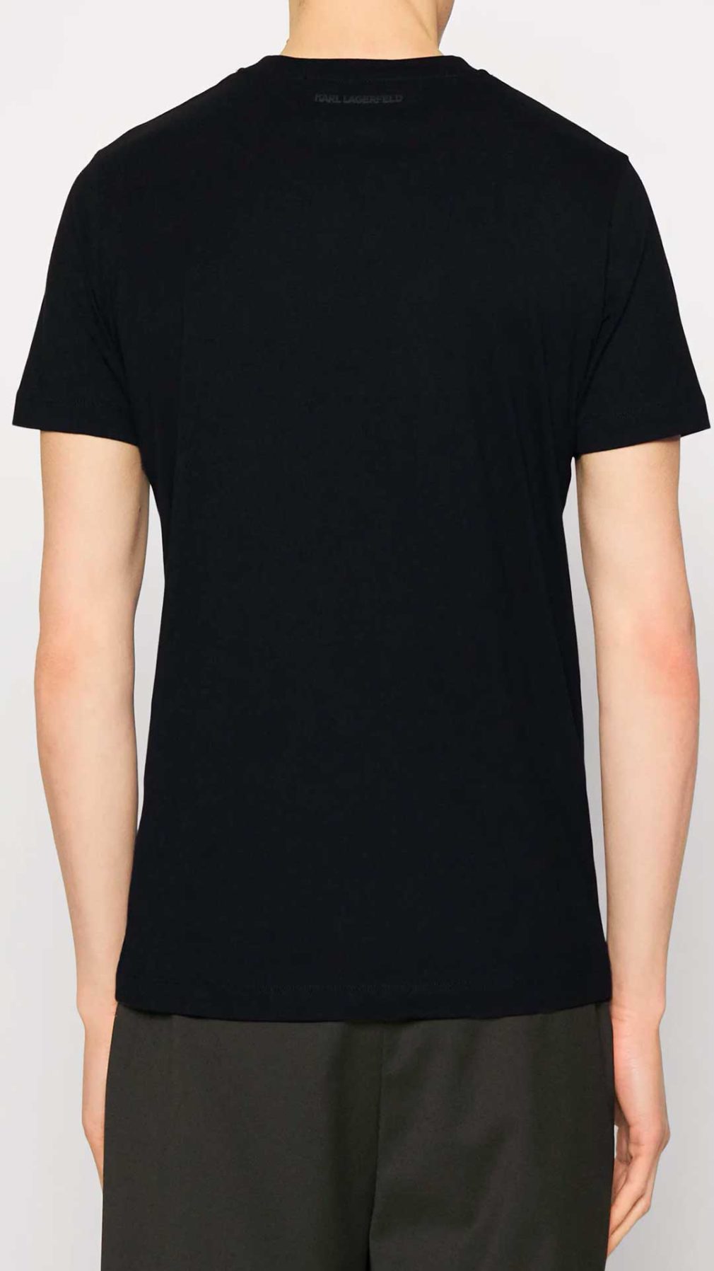 Camiseta Karl Lagerfeld con logo en purpurina brillante
