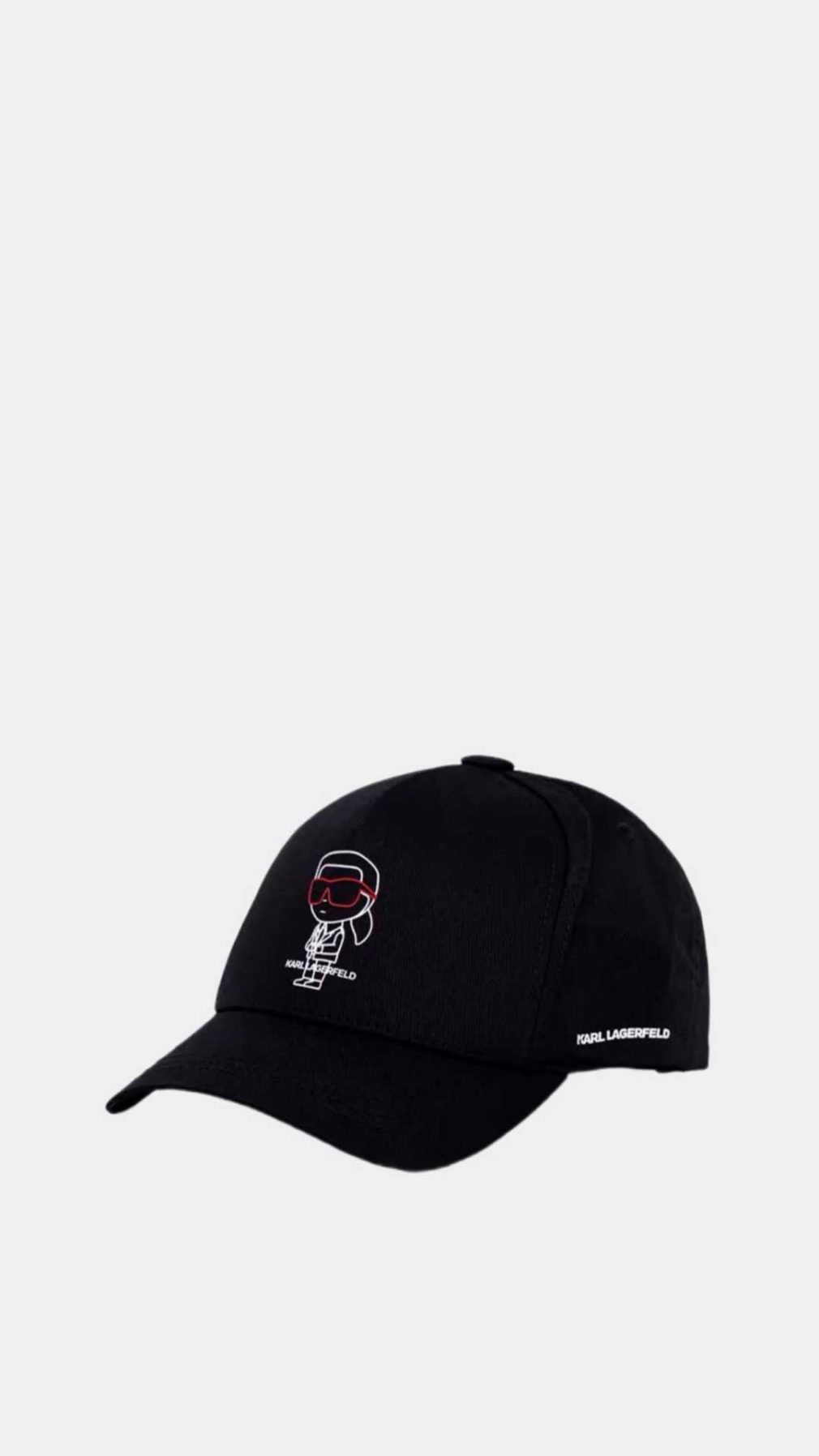 Gorra Karl Lagerfeld con logo estampado