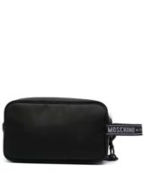 Bolso de mano Moschino con logotipo en relieve