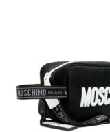 Bolso de mano Moschino con logotipo en relieve