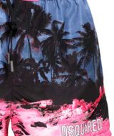 Bañador tipo bóxer Dsquared2 estampado tropical