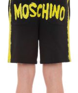 Pantalón corto Moschino bandas laterales con efecto pintado a mano.